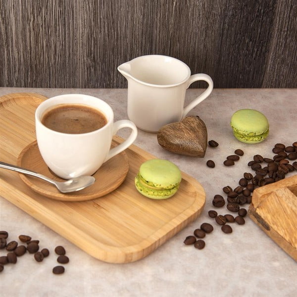 Biele porcelánové šálky v súprave 6 ks 125 ml Whiteline – Orion-image-1