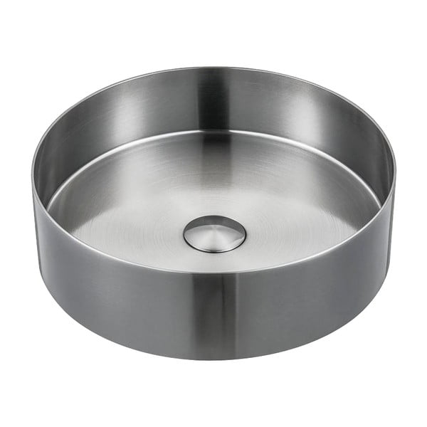 Okrúhle antikoro umývadlo v striebornej farbe ø 38 cm Aurum – Sapho