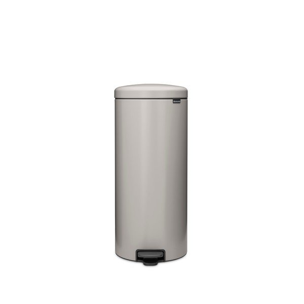 Svetlosivý pedálový oceľový odpadkový kôš 30 l NewIcon – Brabantia