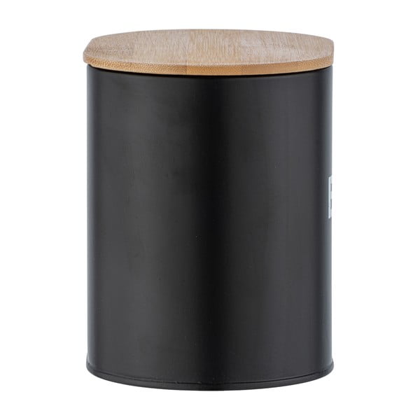 Čierna úložná kúpeľňová dóza s vrchnákom Wenko Gara-image-4