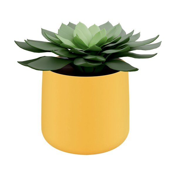 Žltý keramický kvetináč Leitz Cosy-image-2