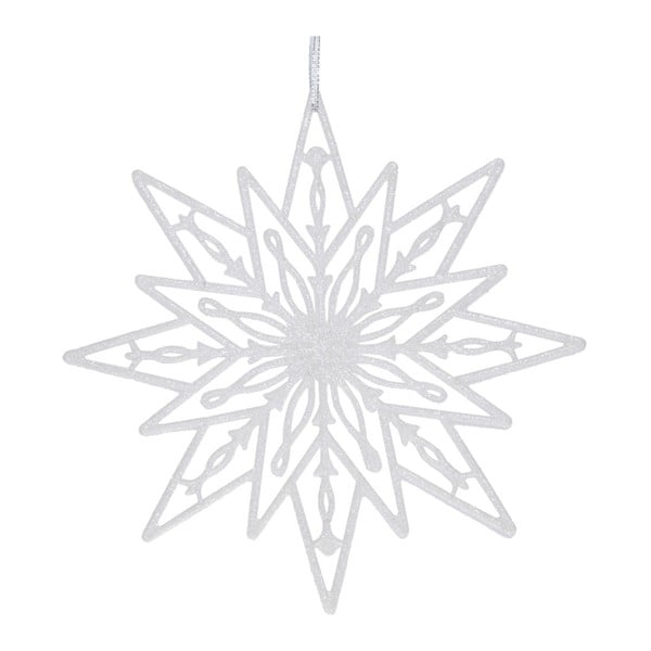 Biela závesná dekorácia Ewax Estrella