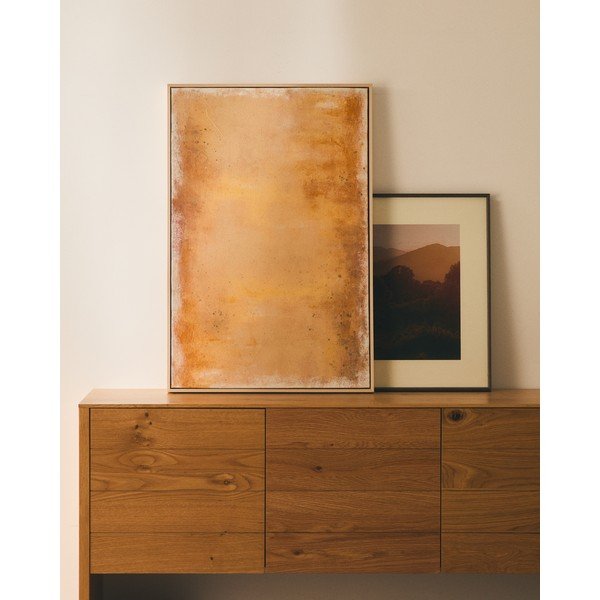 Ručne maľovaný obraz s rámom/na plátne 60x90 cm Selnar – Kave Home-image-2