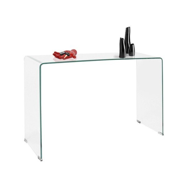 Sklenený konzolový stolík Esidra Simple-image-4