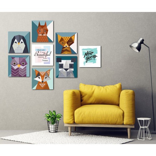 Sada 8 obrazov Insigne Animals-image-1