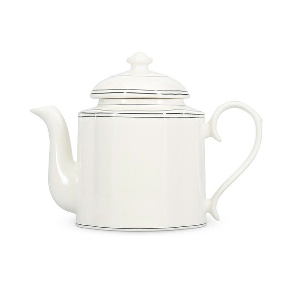 Biela kanvica na čaj z kostného porcelánu 1,3 l Odette – S|P Collection