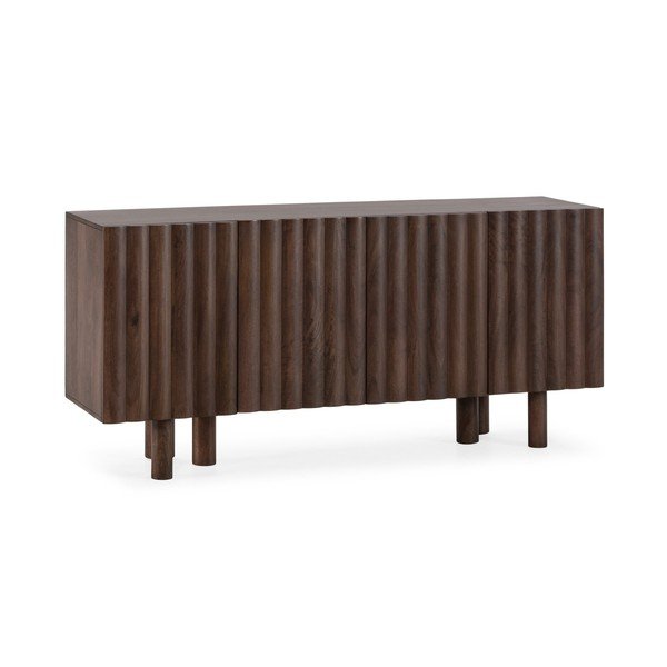 Hnedá komoda z mangového dreva 160x80x40 cm Tamira – MOME