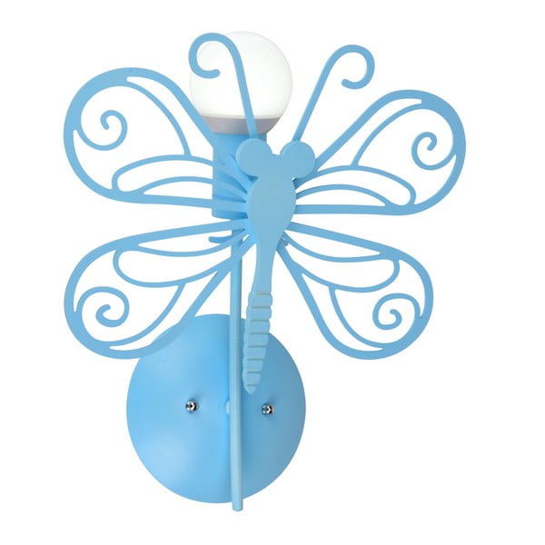 Modré nástenné svietidlo Light Prestige Butterfly