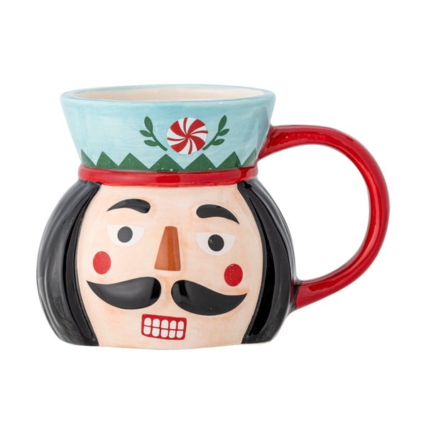 Hrnček s vianočným motívom z kameniny 370 ml Feast – Bloomingville