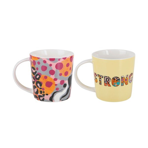 Porcelánové hrnčeky v súprave 2 ks 380 ml Be Fierce – Maxwell & Williams-image-1