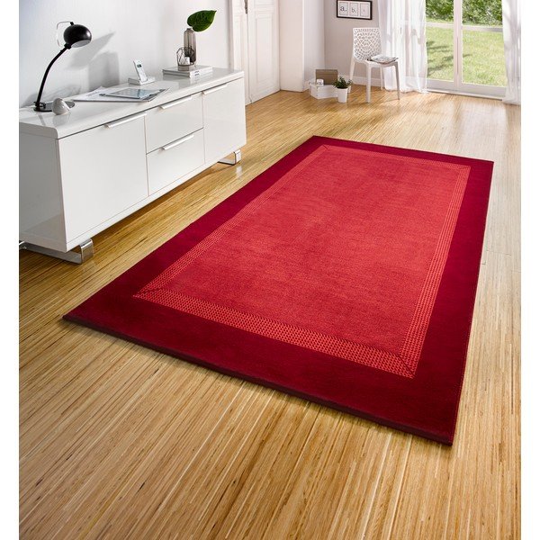 Červený koberec Hanse Home Basic, 160 x 230 cm-image-1