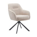 Krémovobiele čalúnené jedálenské kreslá v súprave 2 ks Avola – Unique Furniture