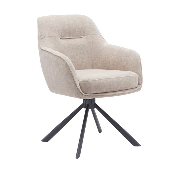 Krémovobiele čalúnené jedálenské kreslá v súprave 2 ks Avola – Unique Furniture