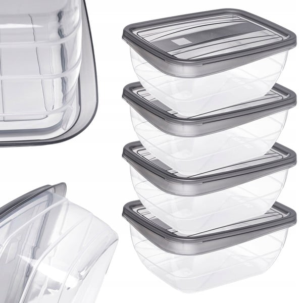 Škatuľky na jedlo 4 ks Vedo - Curver-image-1