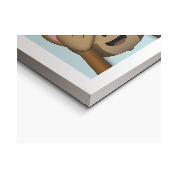 Obraz na plátne OrangeWallz Emoji Monkey, 30 x 90 cm-image-3