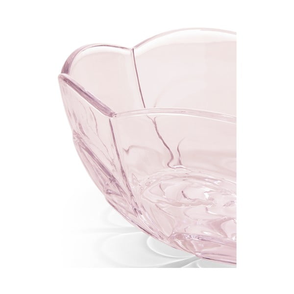 Svetloružová sklenená miska ø 23 cm Lily - Holmegaard-image-2