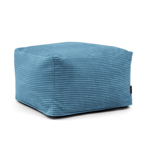 Modrý menčestrový sedací vak Softbox MooG – SLOWDOWN