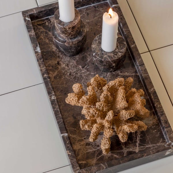 Mramorová dekoratívna tácka 16x31 cm Marble – Mette Ditmer Denmark-image-3