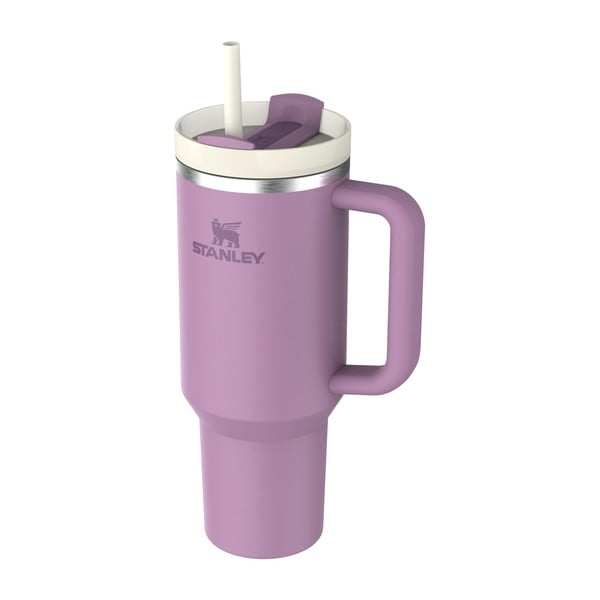 Fialová termoska so slamkou z nehrdzavejúcej ocele 1,18 l Quencher H2.0 FlowState Tumbler Lilac – Stanley-image-2