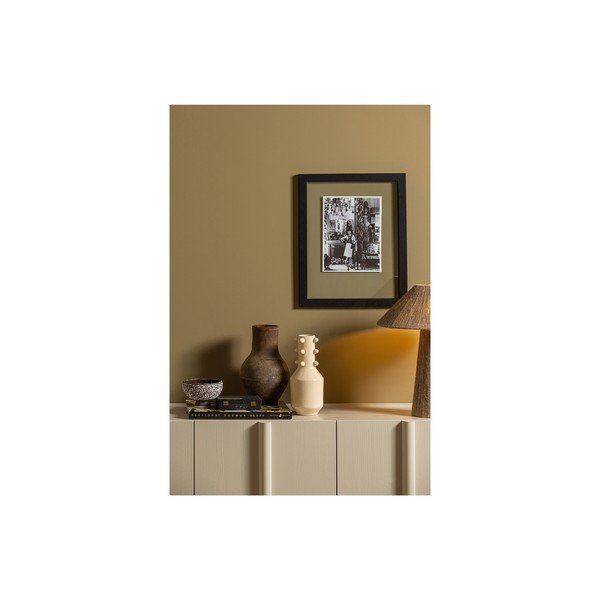 Krémovobiela nízka modulárna komoda z borovicového dreva 200x85 cm Basu – WOOOD-image-4