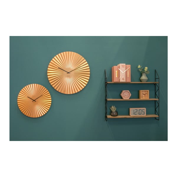 Hodiny v zlatej farbe Karlsson Sensu, ø 50 cm-image-2