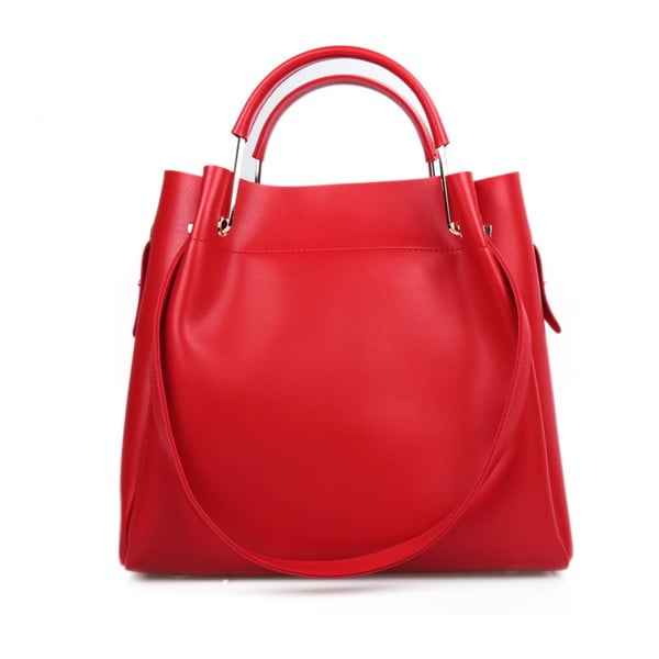 Červená kabelka z eko kože Beverly Hills Polo Club Amy-image-1