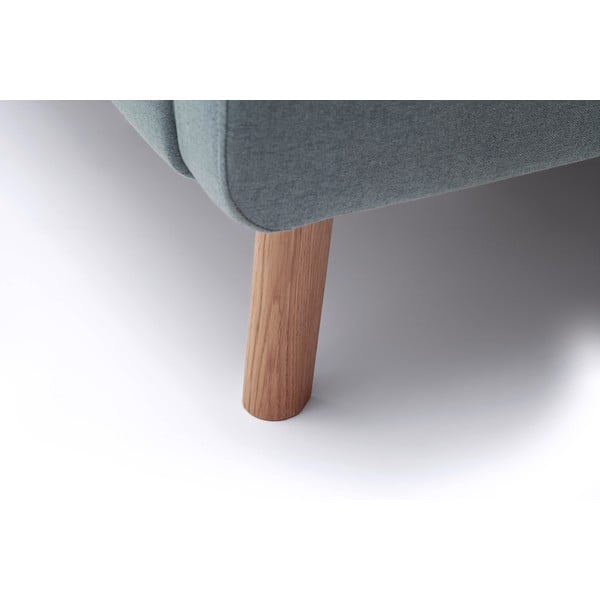 Sivomodrá čalúnená dvojlôžková posteľ s úložným priestorom s roštom 140x200 cm Mattis – Meise Möbel-image-3