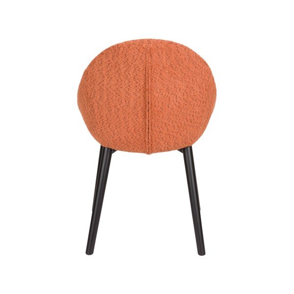 Oranžové čalúnené jedálenské kreslo Fenna – Dutchbone-image-3