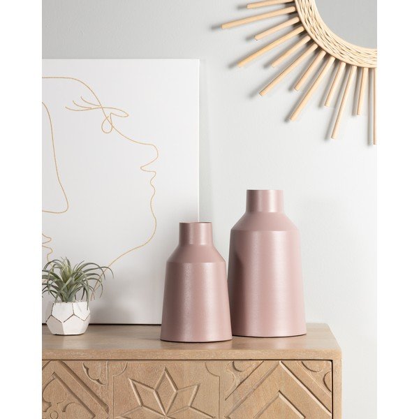 Sada 2 ružových váz La Forma Soco-image-1