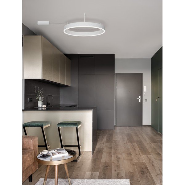 Matne biele hliníkové LED stropné svietidlo so stmievačom Motif – Nova Luce-image-1