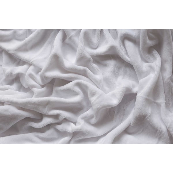 Biela napínacia mikroplyšová plachta 180x200 cm – Jerry Fabrics-image-3