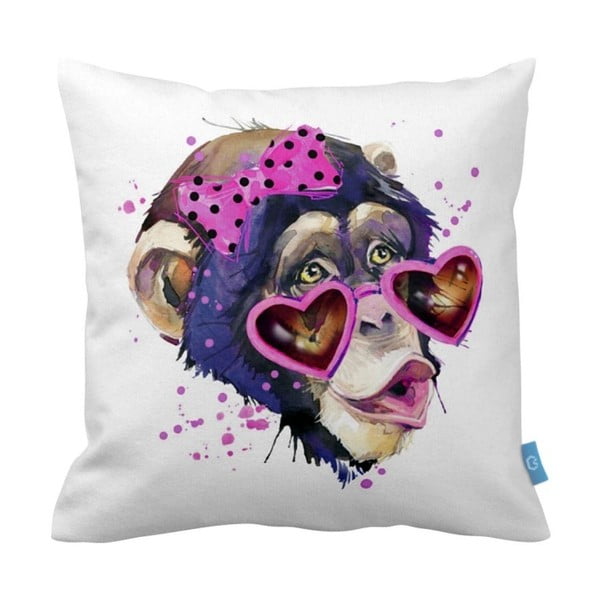 Obliečka na vankúš Opička, 40 × 40 cm