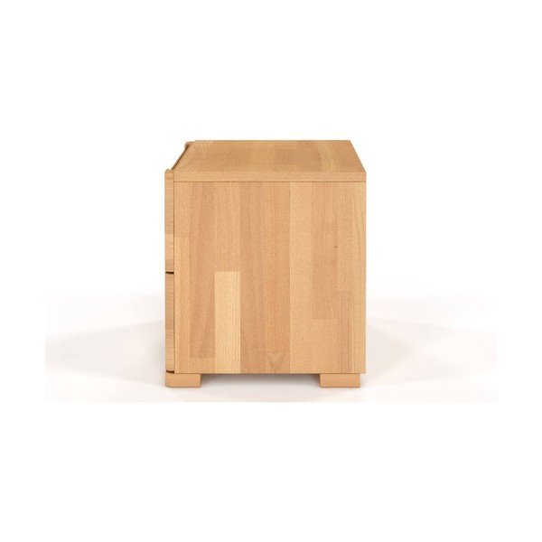 Nočný stolík z bukového dreva s 2 zásuvkami Skandica Sparta-image-3