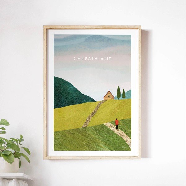 Plagát 50x70 cm Carpathians - Travelposter-image-1