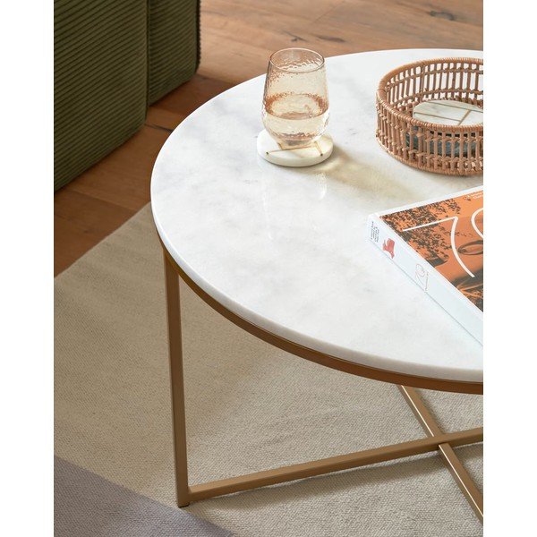 Konferenčný stolík Kave Home Shefield, ø 80 cm-image-2