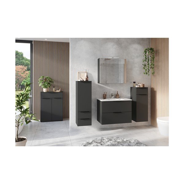 Antracitovosivá kúpeľňová zostava Crandon – Germania-image-1