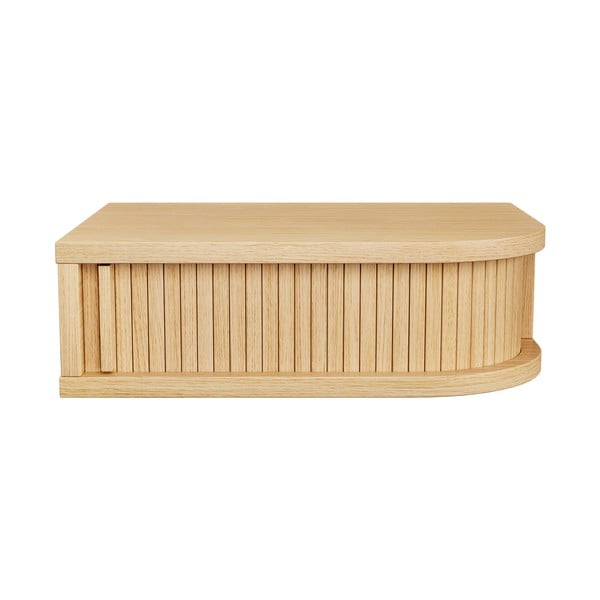 Nočný stolík v dekore duba v prírodnej farbe Farsta - Woodman-image-4