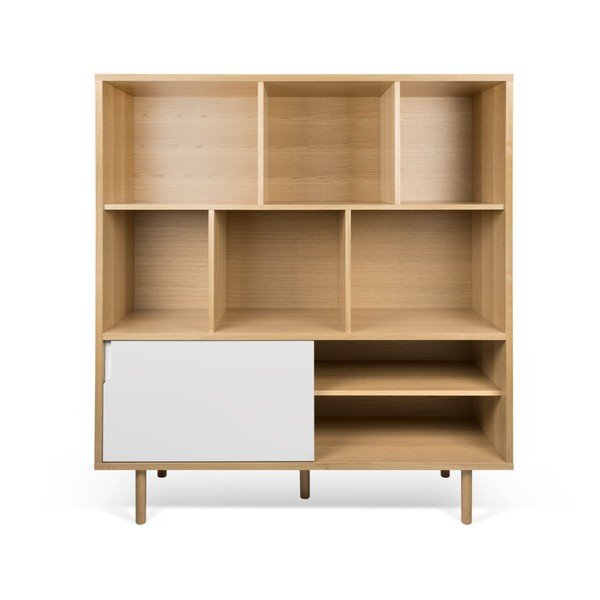 Biela skriňa TemaHome Dann Cupboard Oak-image-2