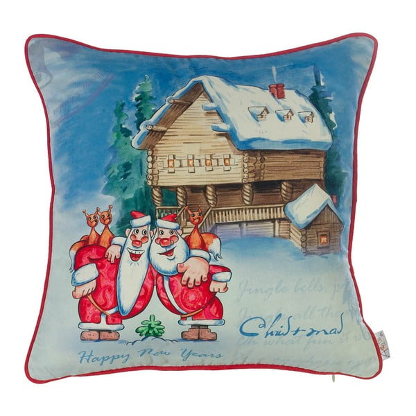 Vianočná obliečka na vankúš Mike & Co. NEW YORK Comfort Friends, 43 × 43 cm