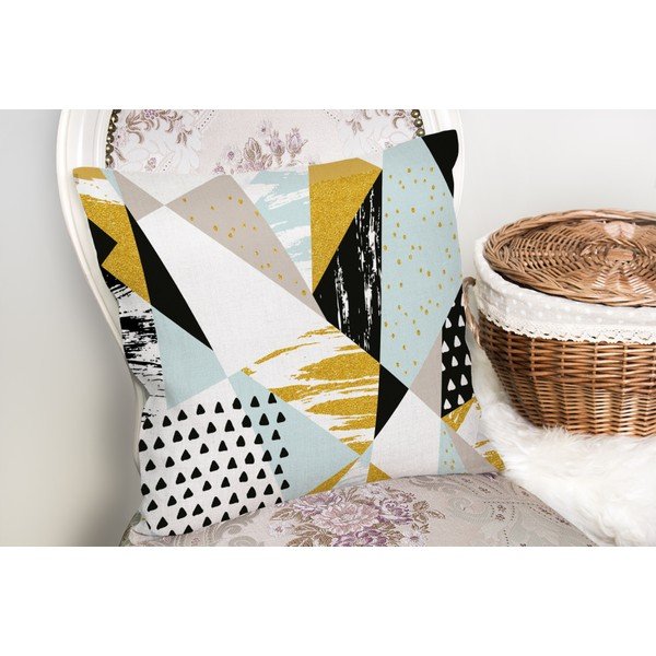 Obliečka na vankúš s prímesou bavlny Minimalist Cushion Covers Liandnse Modern Geometric Sekiller, 45 × 45 cm-image-1