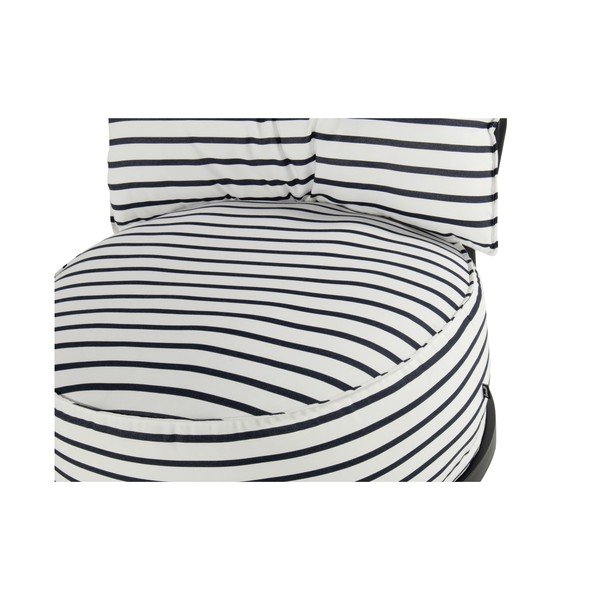 Biele/modré polstrované záhradné kreslo Emma – Hartman-image-3