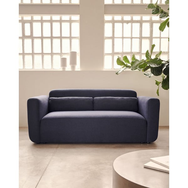 Tmavomodrý modul pohovky Neom - Kave Home-image-1