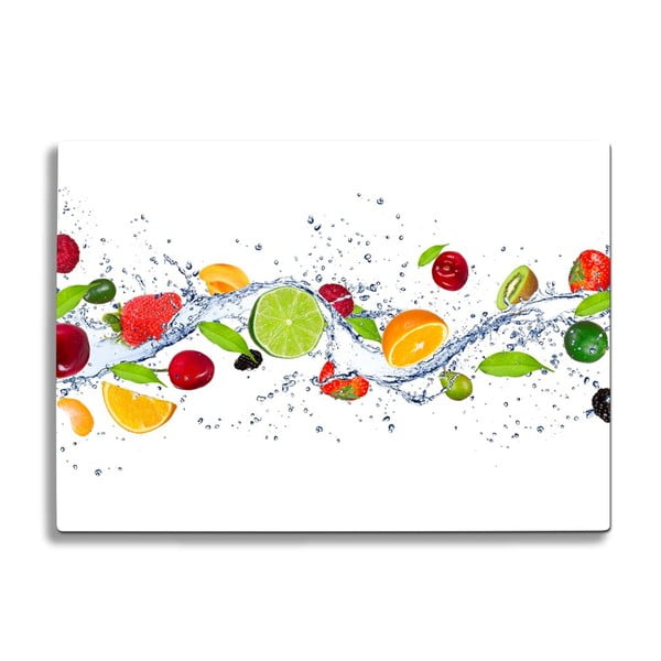 Sklenená doska na krájanie Insigne Fresh Fruit-image-1