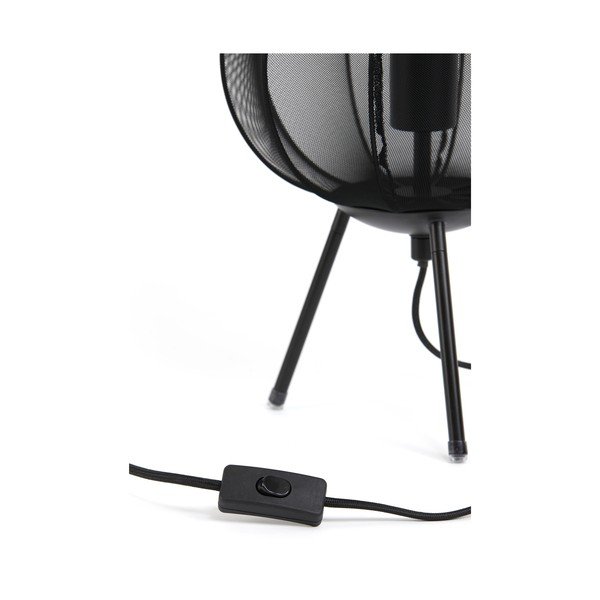 Čierna stolová lampa (výška 45 cm) Plumeria - Light & Living-image-4