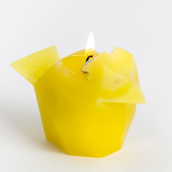 Žltá sviečka Pyropet Bíbí -image-1