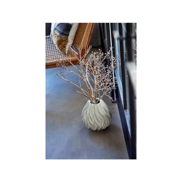 Biela porcelánová váza Morsø Flame, výška 23 cm-image-4