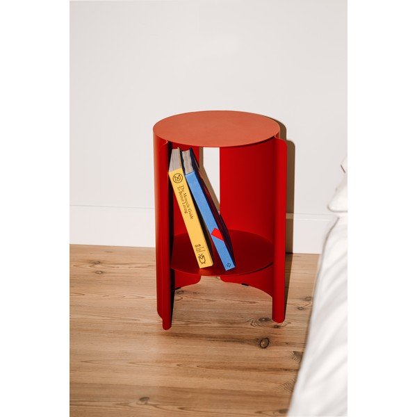 Oceľový okrúhly odkladací stolík ø 32 cm Wa – noo.ma-image-4