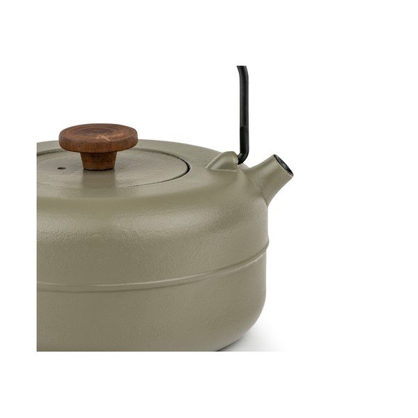 Khaki kanvica na čaj z liatiny so sitkom 750 ml Henan – Bredemeijer-image-2