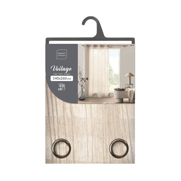 Krémovobiely záves 140x260 cm Zaho – douceur d'intérieur-image-3