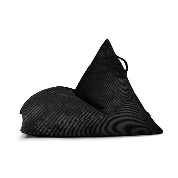 Čierny menčestrový sedací vak Razz – SLOWDOWN